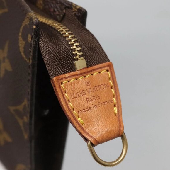 LOUIS VUITTON Monogram Bucket PM Accessory Pouch LV Auth